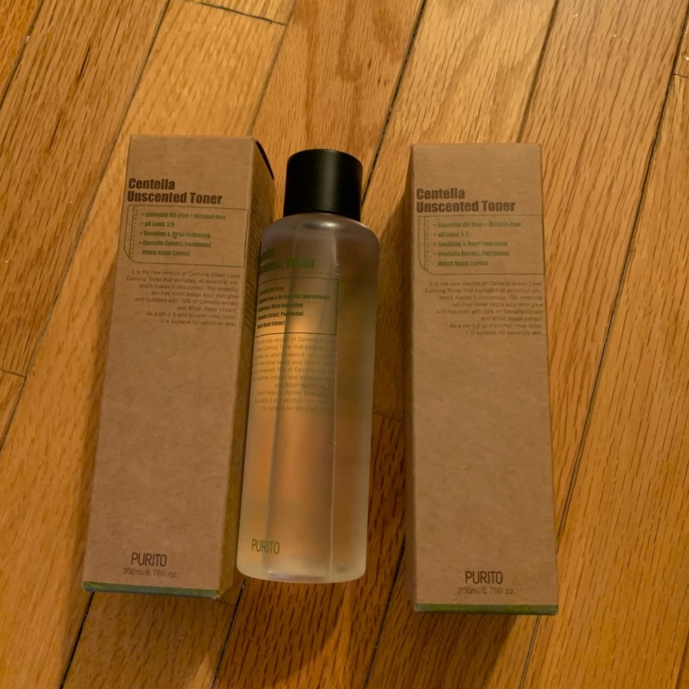 Centella unscented toner.  Brand new